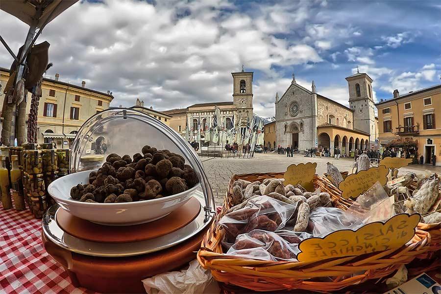 Hotel Europa Norcia Exterior foto