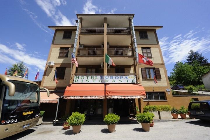 Hotel Europa Norcia Exterior foto